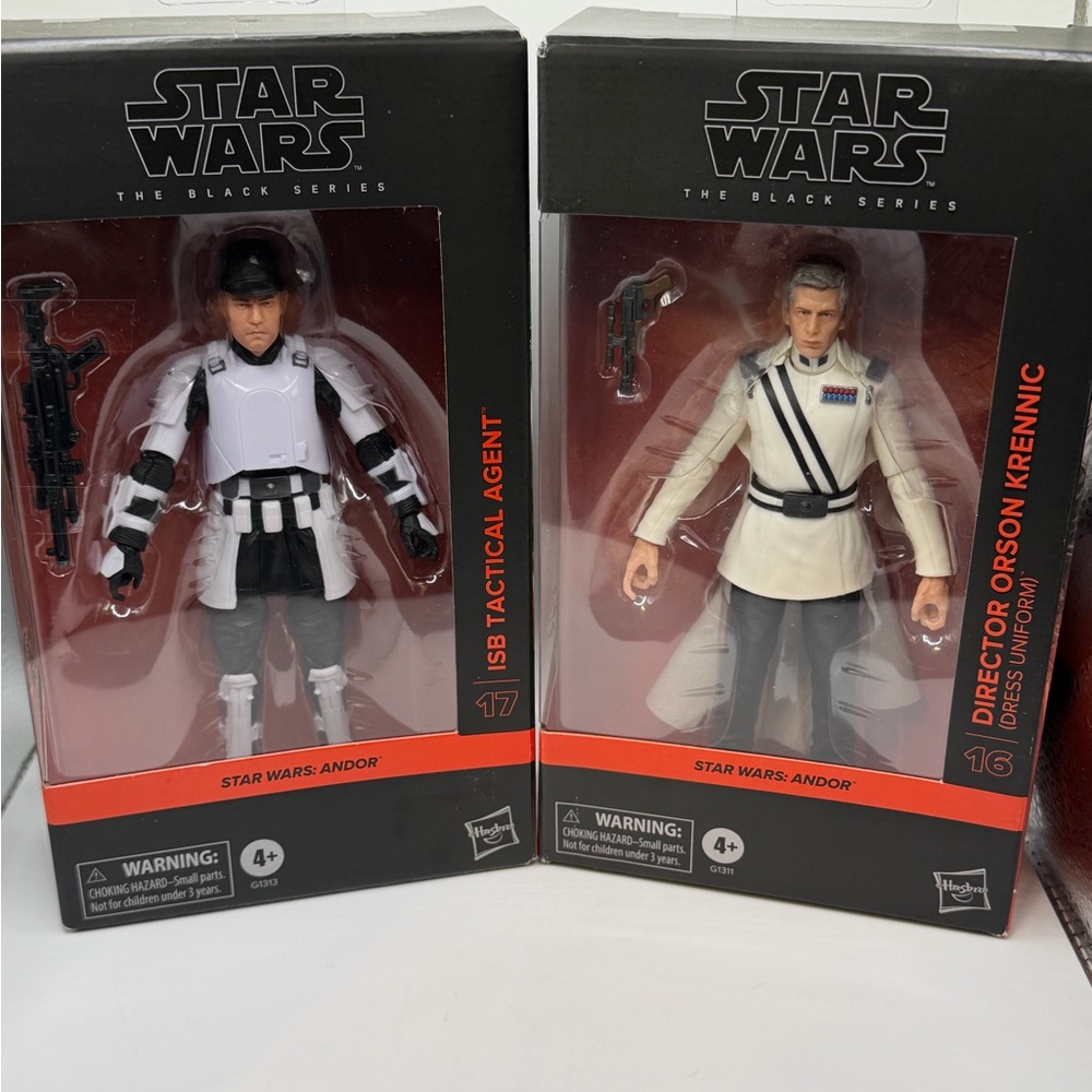 Star Wars Black Series Action Figures x3 1 out of box